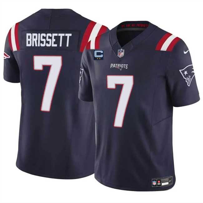 Men & Women & Youth New England Patriots #7 Jacoby Brissett Navy F.U.S.E. With 2-Star C Patch Vapor Limited Stitched Jersey,We sell and wholesale Men & Women & Youth New England Patriots #7 Jacoby Brissett Navy F.U.S.E. With 2-Star C Patch Vapor Limited Stitched Jersey on line form chian!